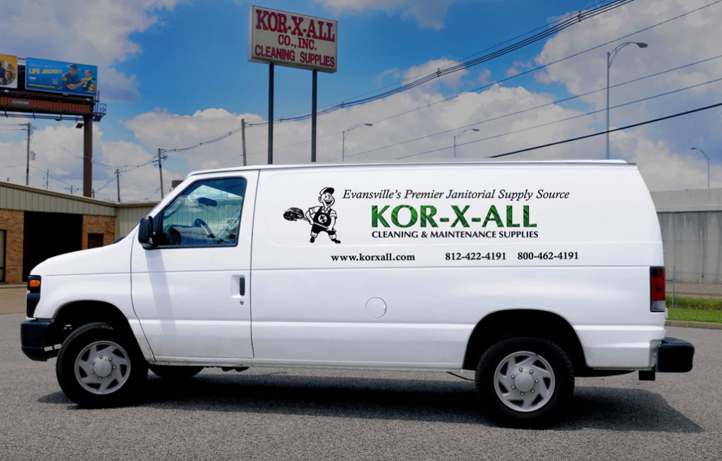 Our van is always ready to deliver what you need. 